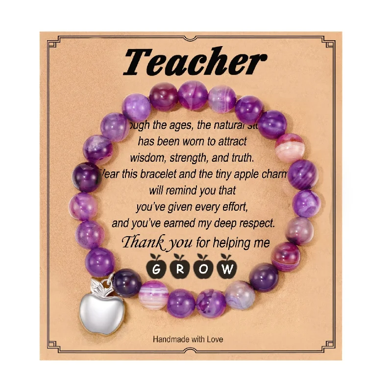 Amethyst Apple Pendant Teacher Card 2