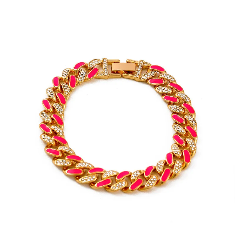 02kc Gold Pink-Anklet