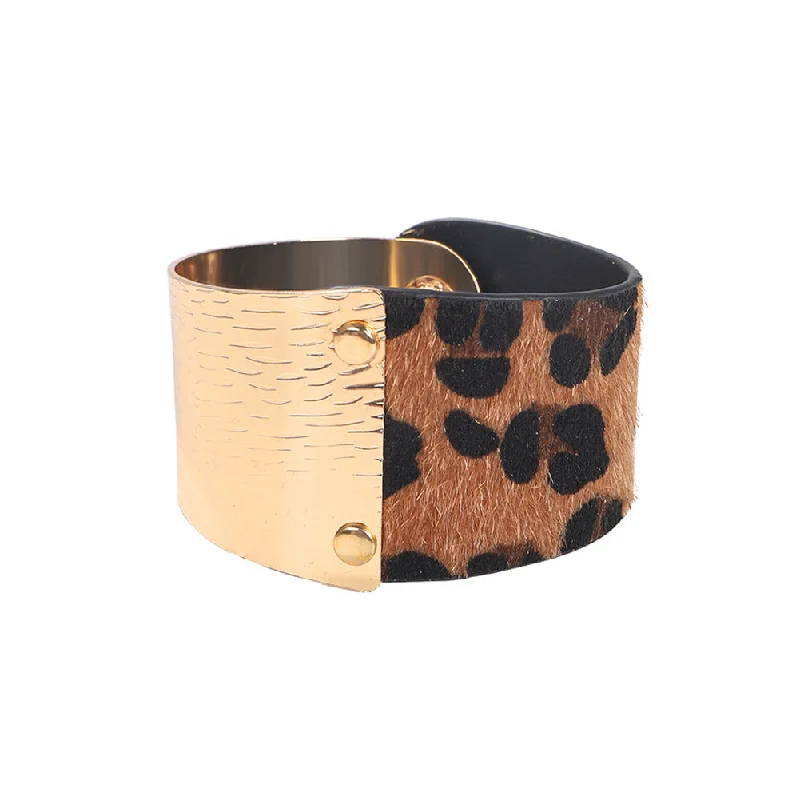 Dark Coffee Leopard Print