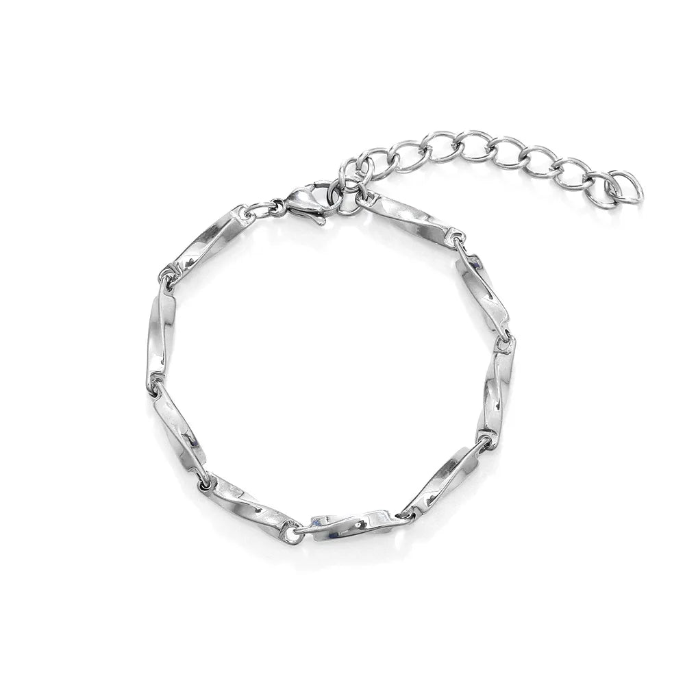 Silver Bracelet (Chain Length 16 5cm)