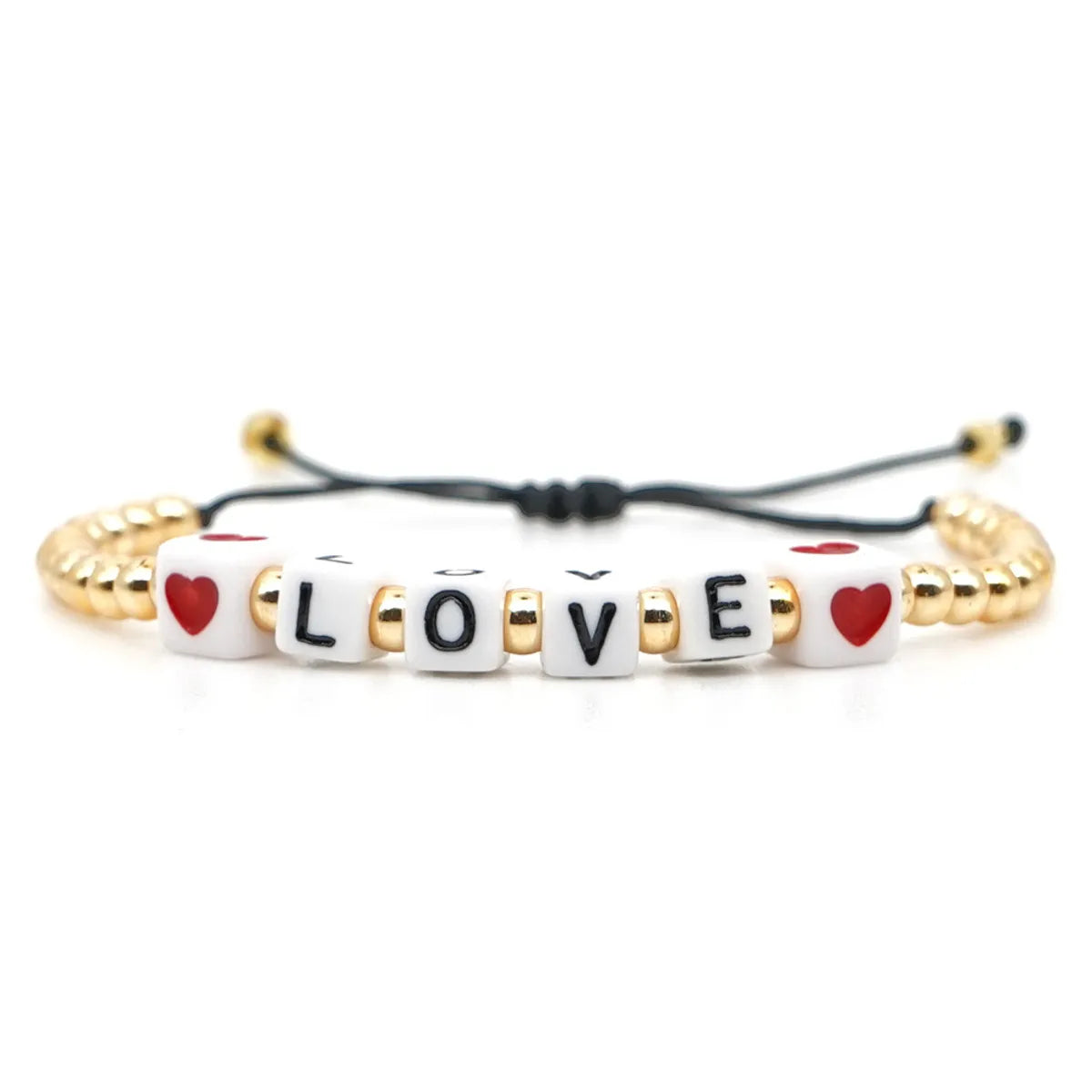 adjustable bangles for women-Valentine's Day Love Letter Bracelet