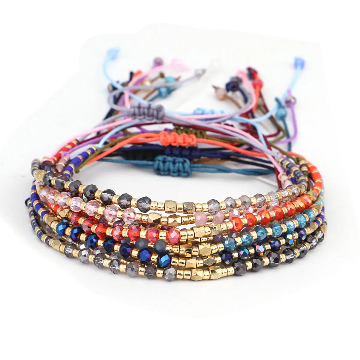 designer bracelets for women-Ethnic Style Round Seed Bead Beaded Women's Bracelets